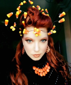 Candy corn crown, designed by Renee Nicole Gray